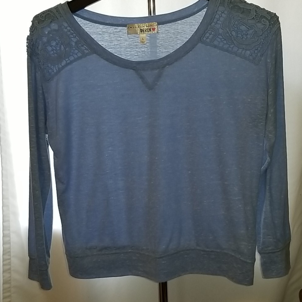 Womens Derek Shirt Large, long sleeve